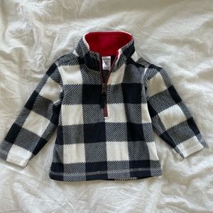 Buffalo Plaid pullover 12 months